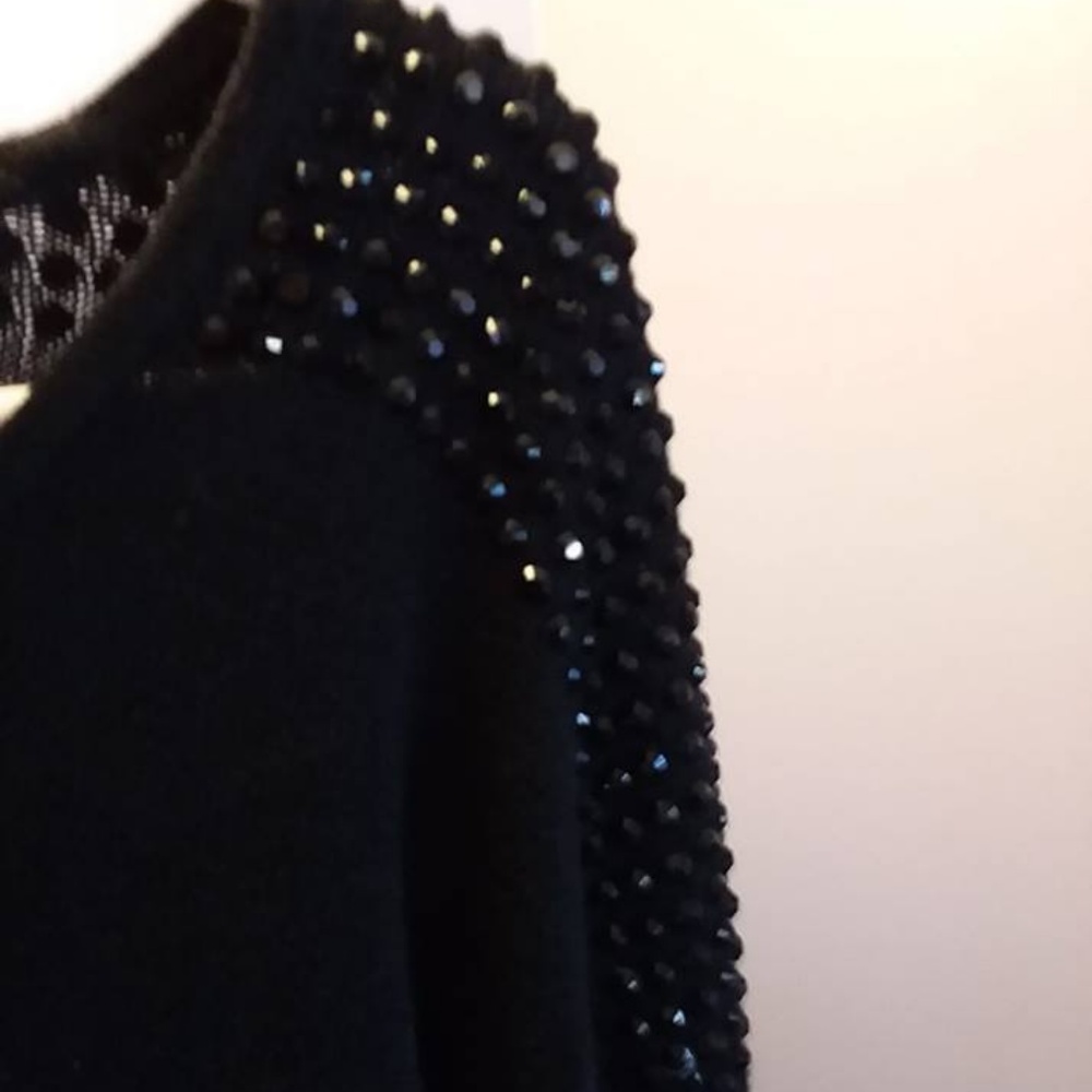 Express Studded Shoulder Sweater